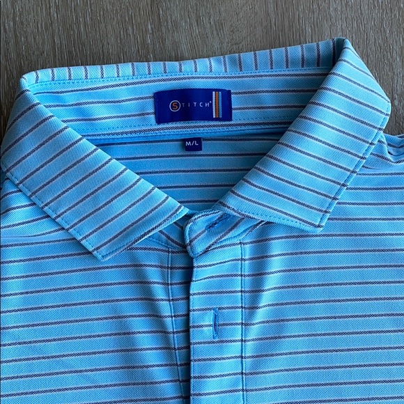 stitch golf polo